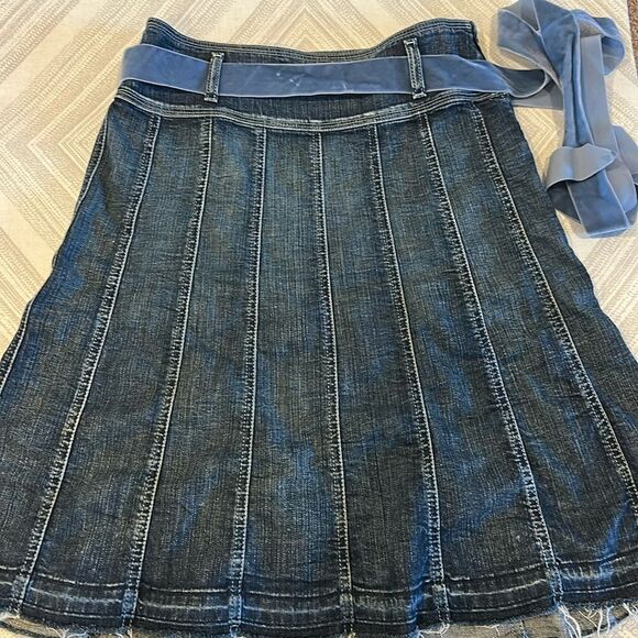 74AMK Women’s Distressed Denim Skirt - Size 25 - Picture 1 of 6